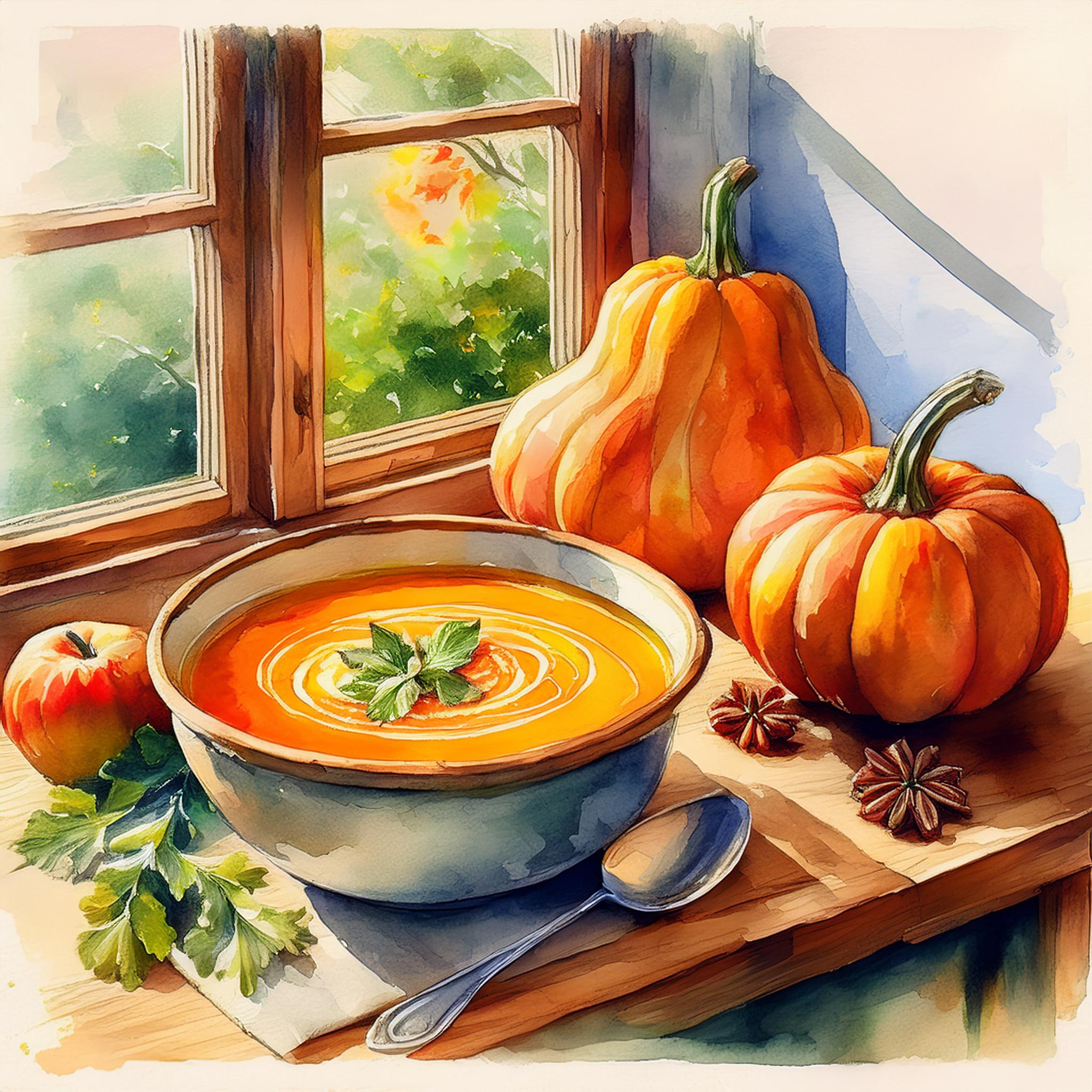 Cozy Up with Butternut Squash and Apple Soup