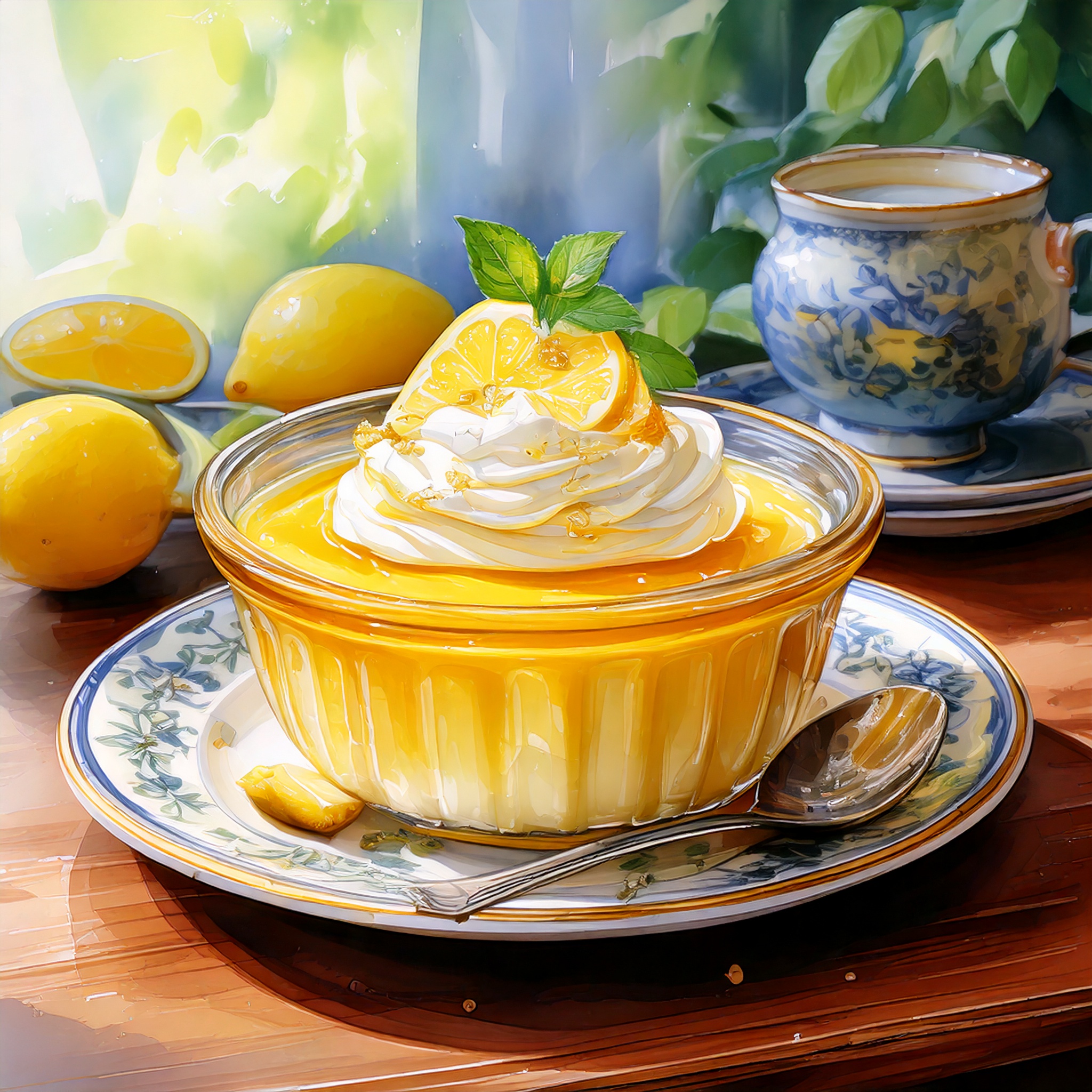 Lemon Blossom Posset: A Bright Treat for Cold Days