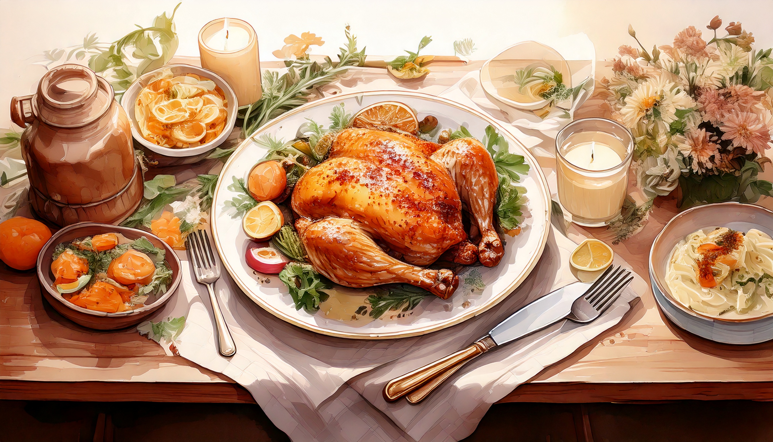 Rustic Dinners – Autumn Rosewood