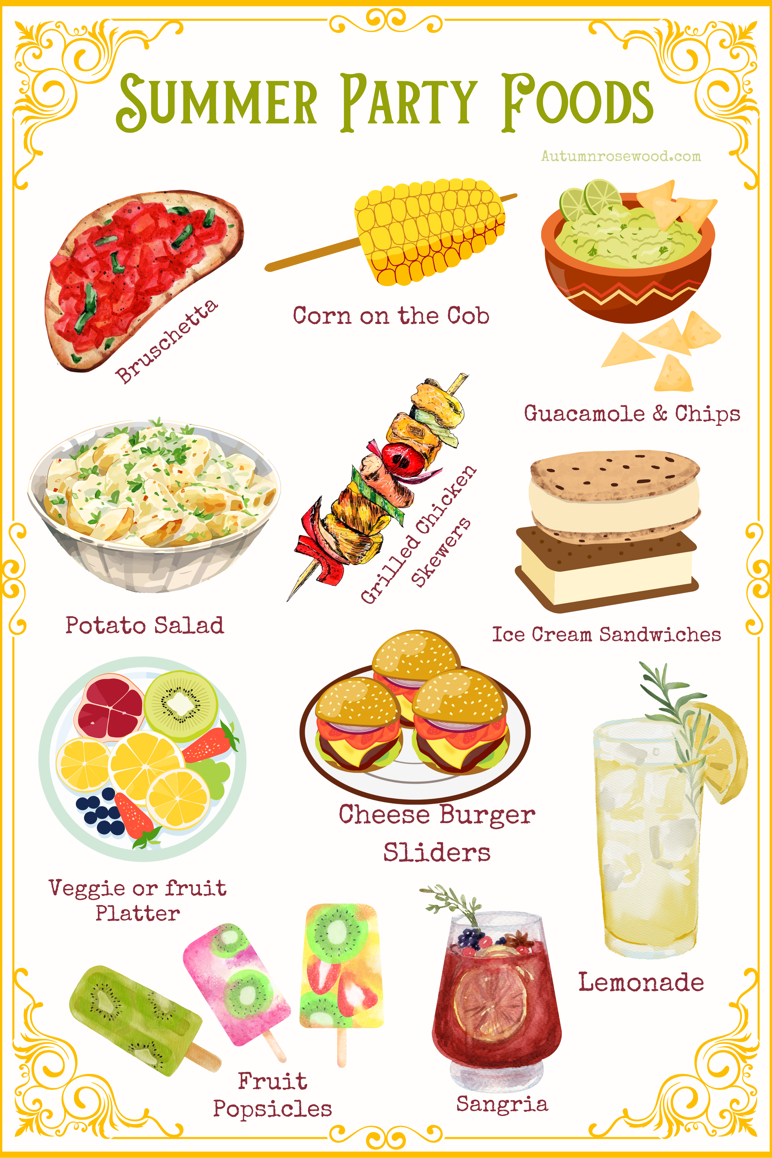 Summer Party Foods: A Sunny Roundup for Easy Entertaining