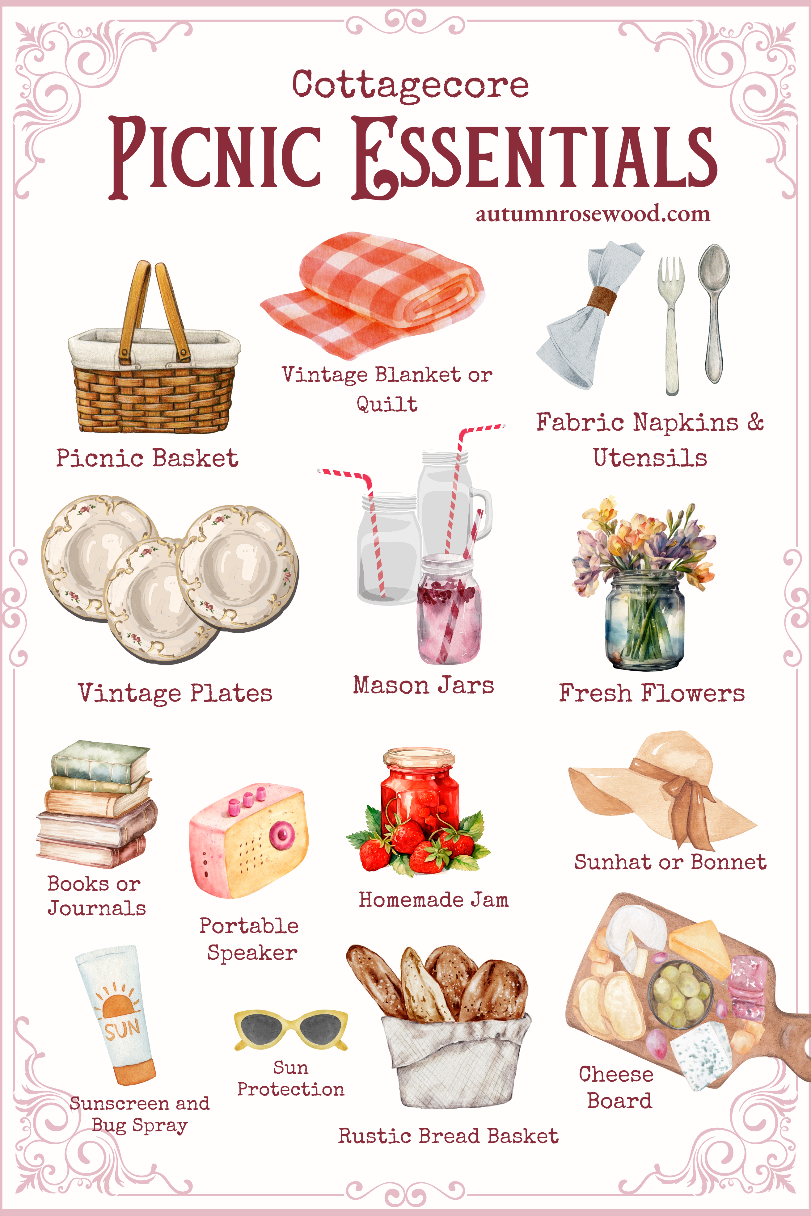 Cottagecore Picnic Essentials: Everything You Need for a Whimsical Day Outdoors