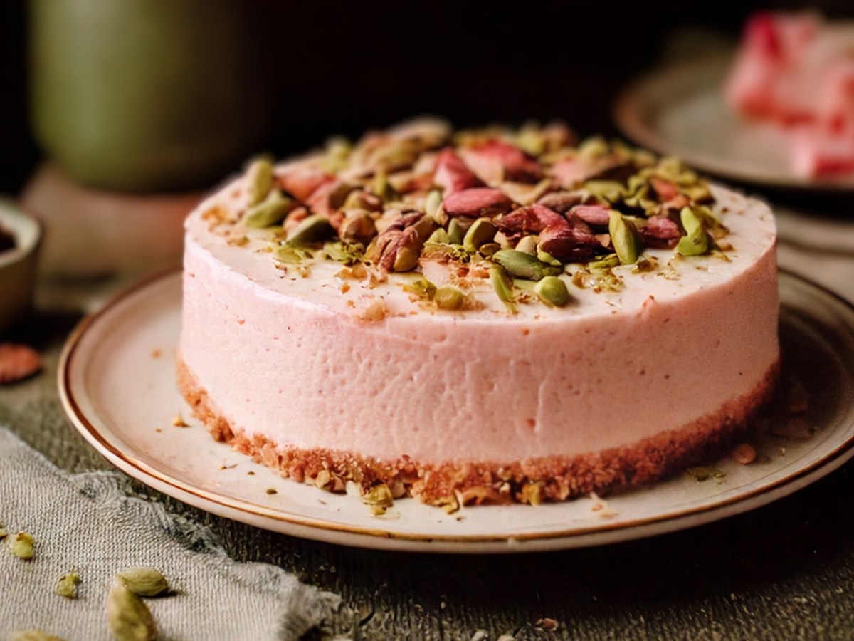 Rose Milk Mousse Cake (No-Bake, Light, and&nbsp;Dreamy)