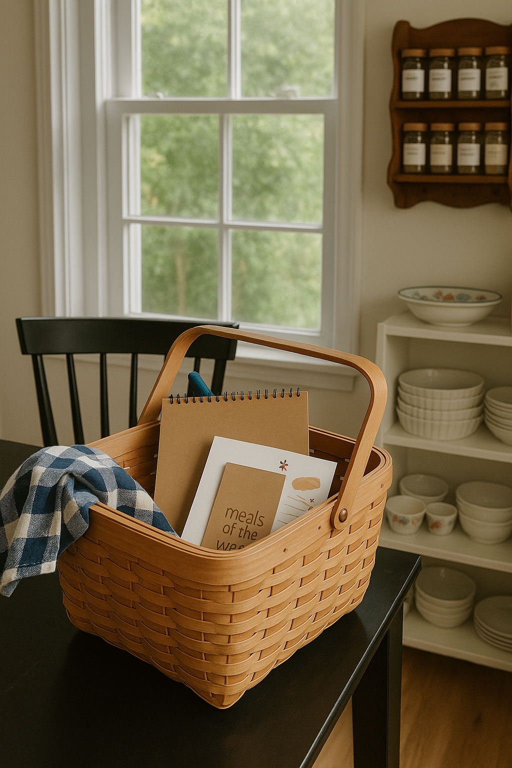 The Sunday Basket: Meal Planning and Shopping Lists for a Thoughtful Week