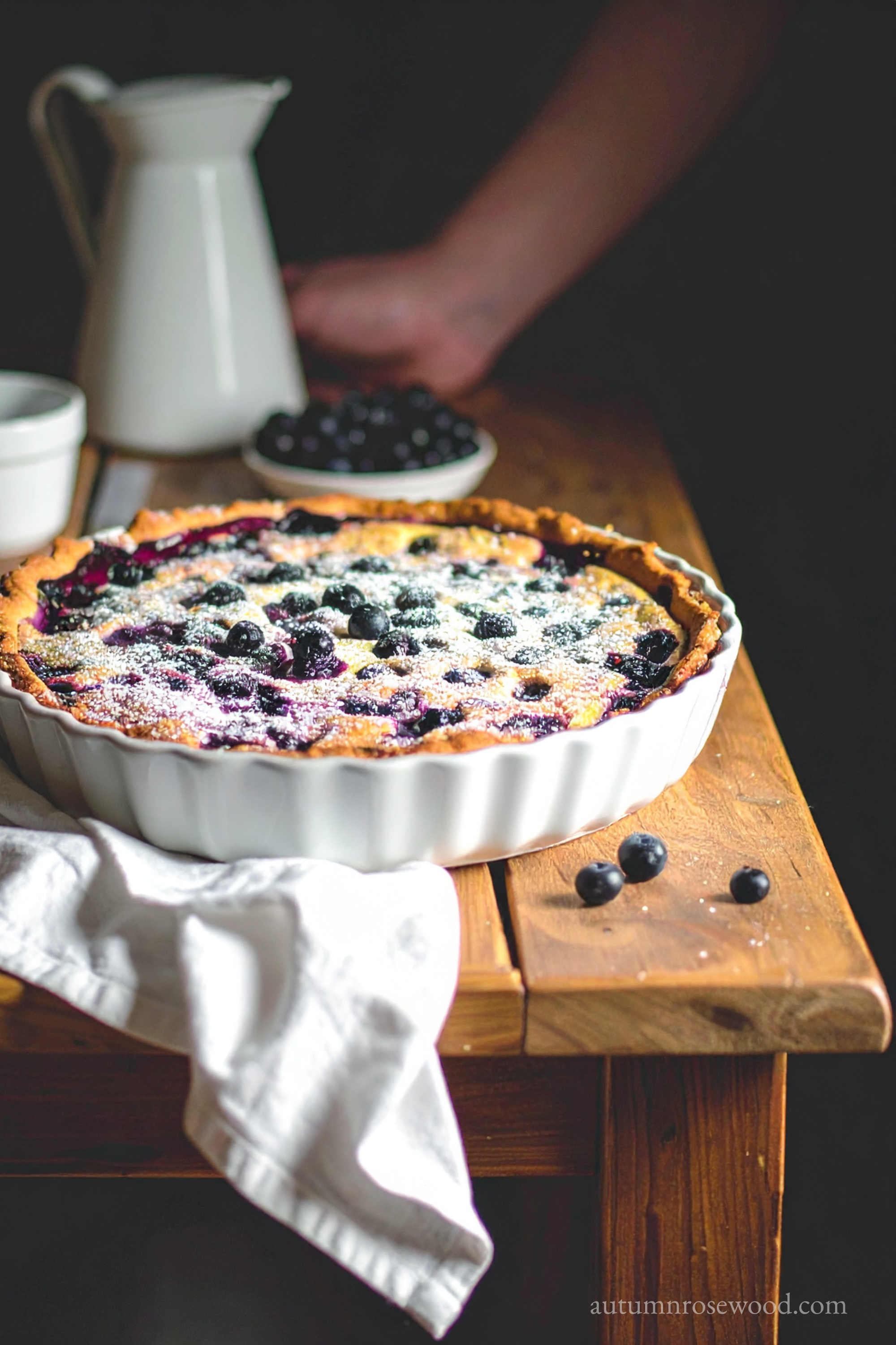 A Tart for Quiet Afternoons: Discovering Blueberry Clafoutis