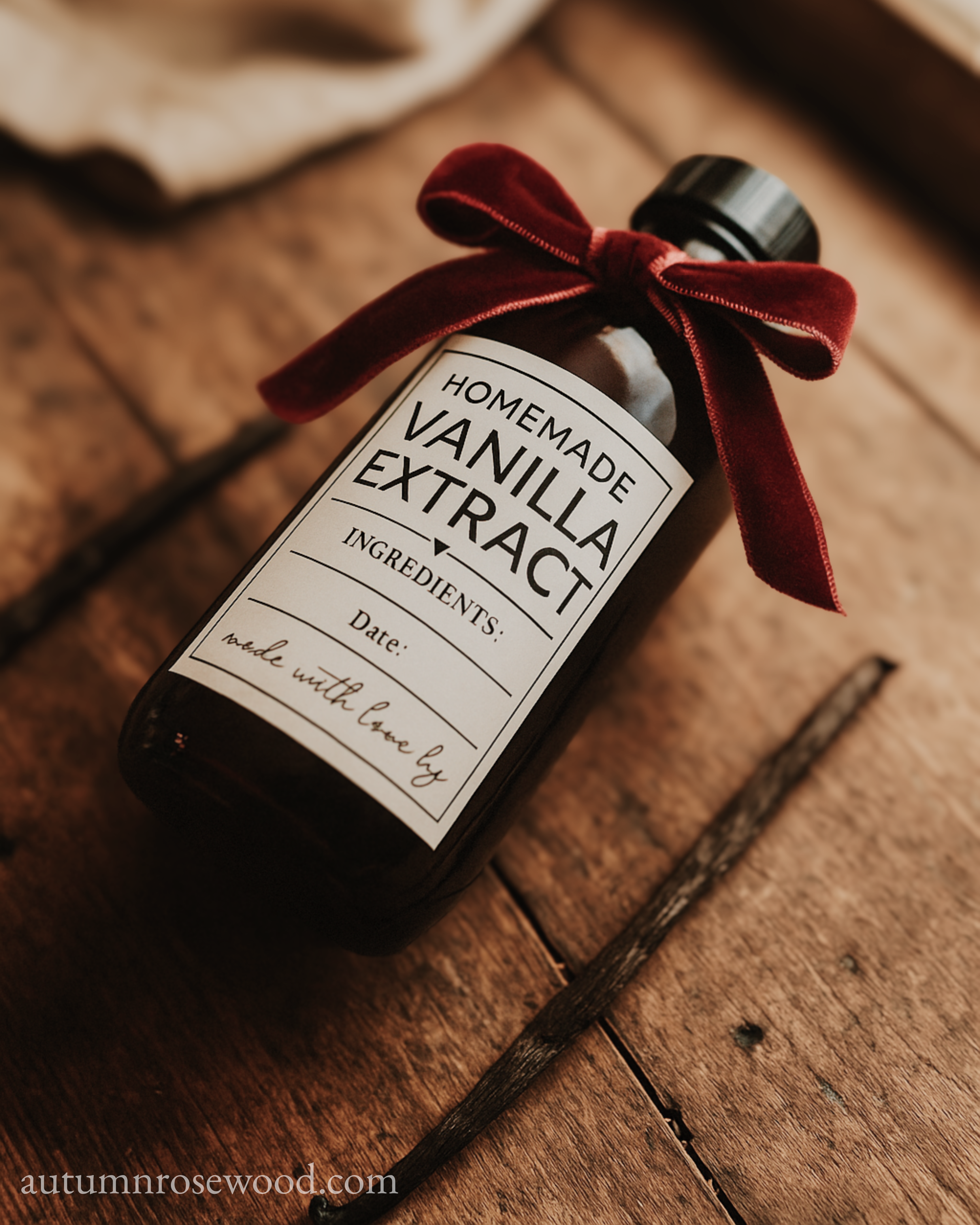 Homemade Vanilla Extract: The Sweetest Gift from the Cottage Kitchen