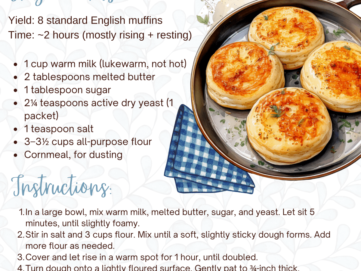 Old-Fashioned English Muffins for Cold&nbsp;Mornings