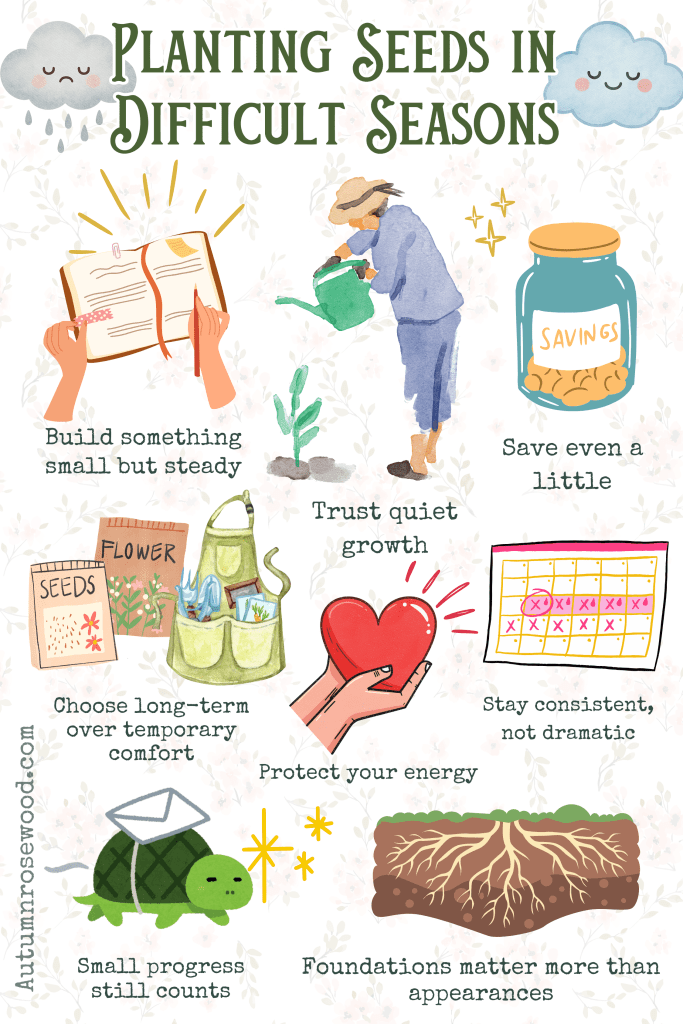 planting seeds in difficult seasons info graphic