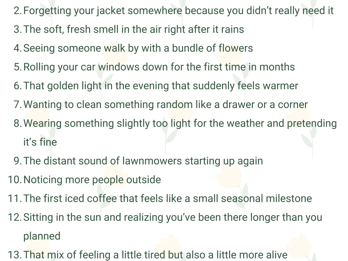 Things That Feel Like Spring (That No One Talks&nbsp;About)