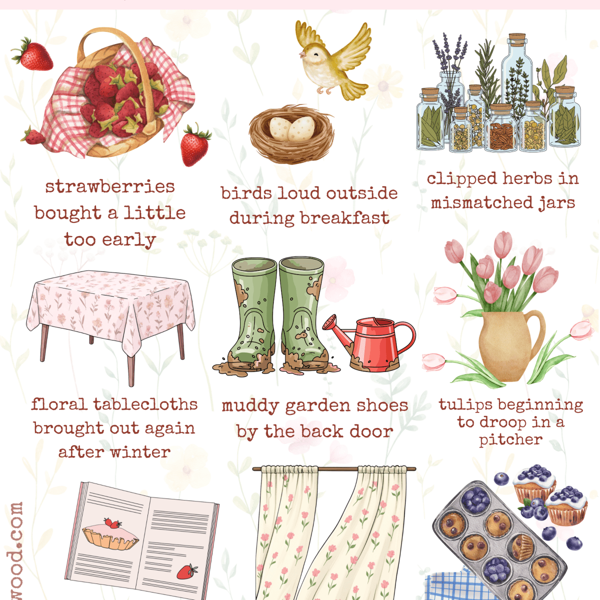 Inside the Cottage Kitchen in&nbsp;Spring