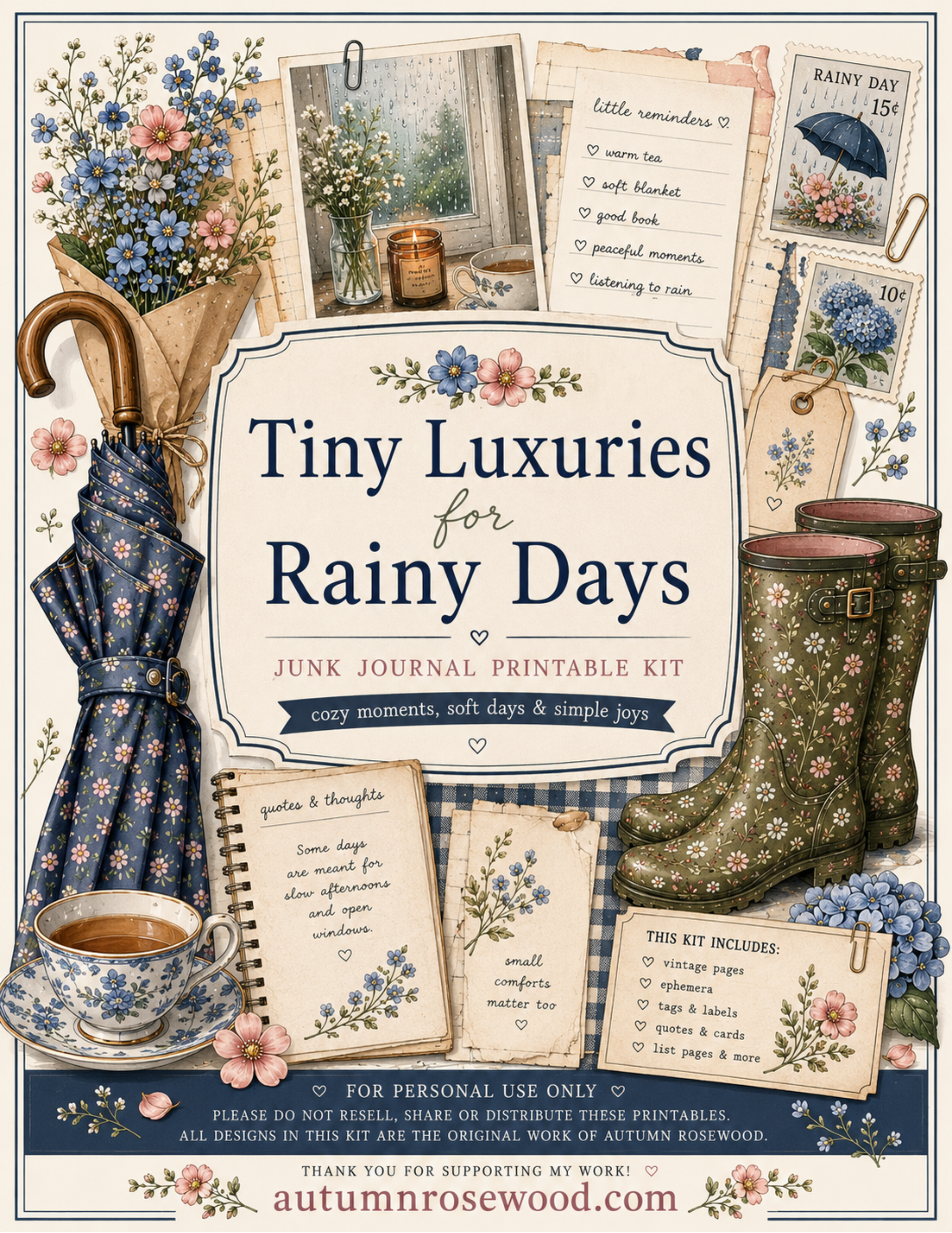Your Rainy Days Printable Kit Is Here