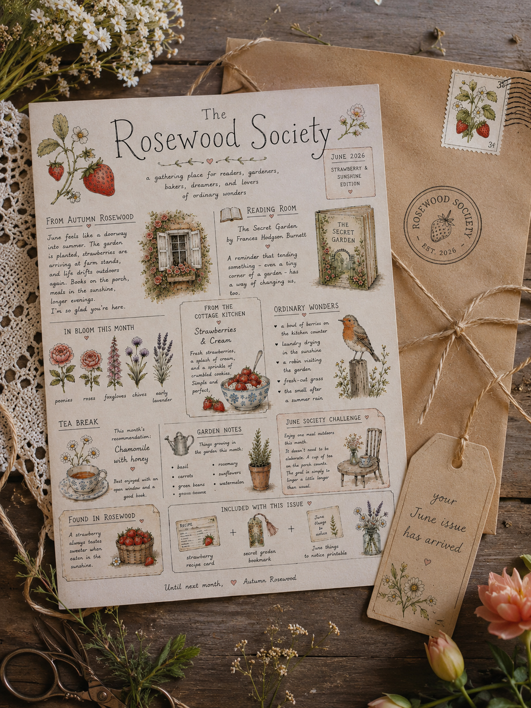 June issue of rosewood society
