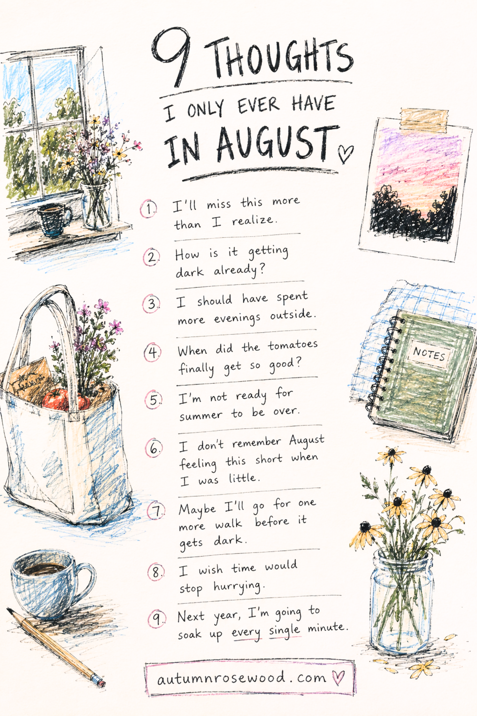 Why Does August Always Feel Like 5 PM on a Sunday?