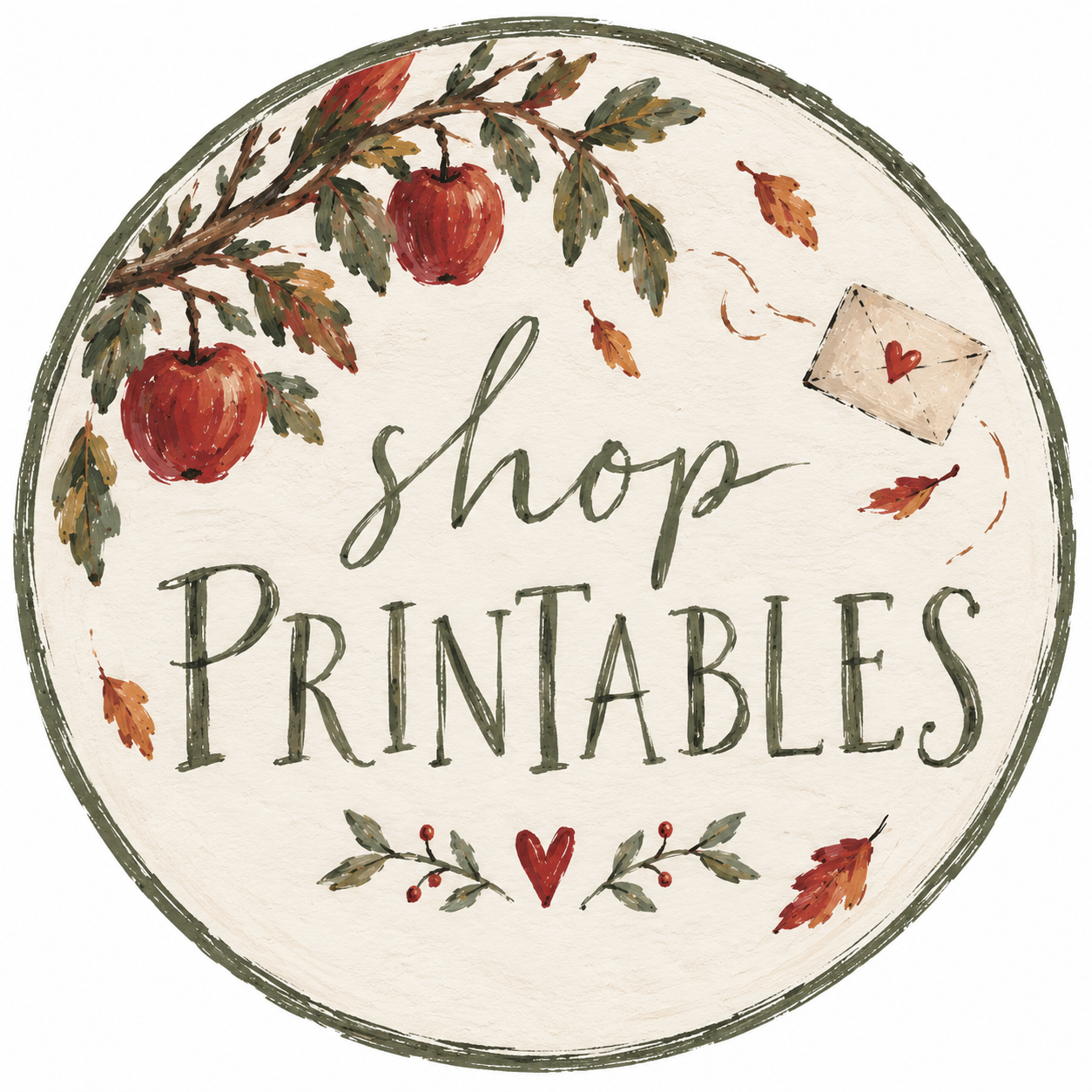 shop printable