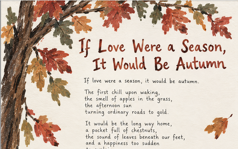 autumn poetry art